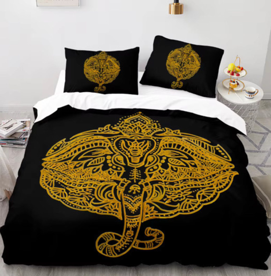 Mandala Elephant Bedding Set