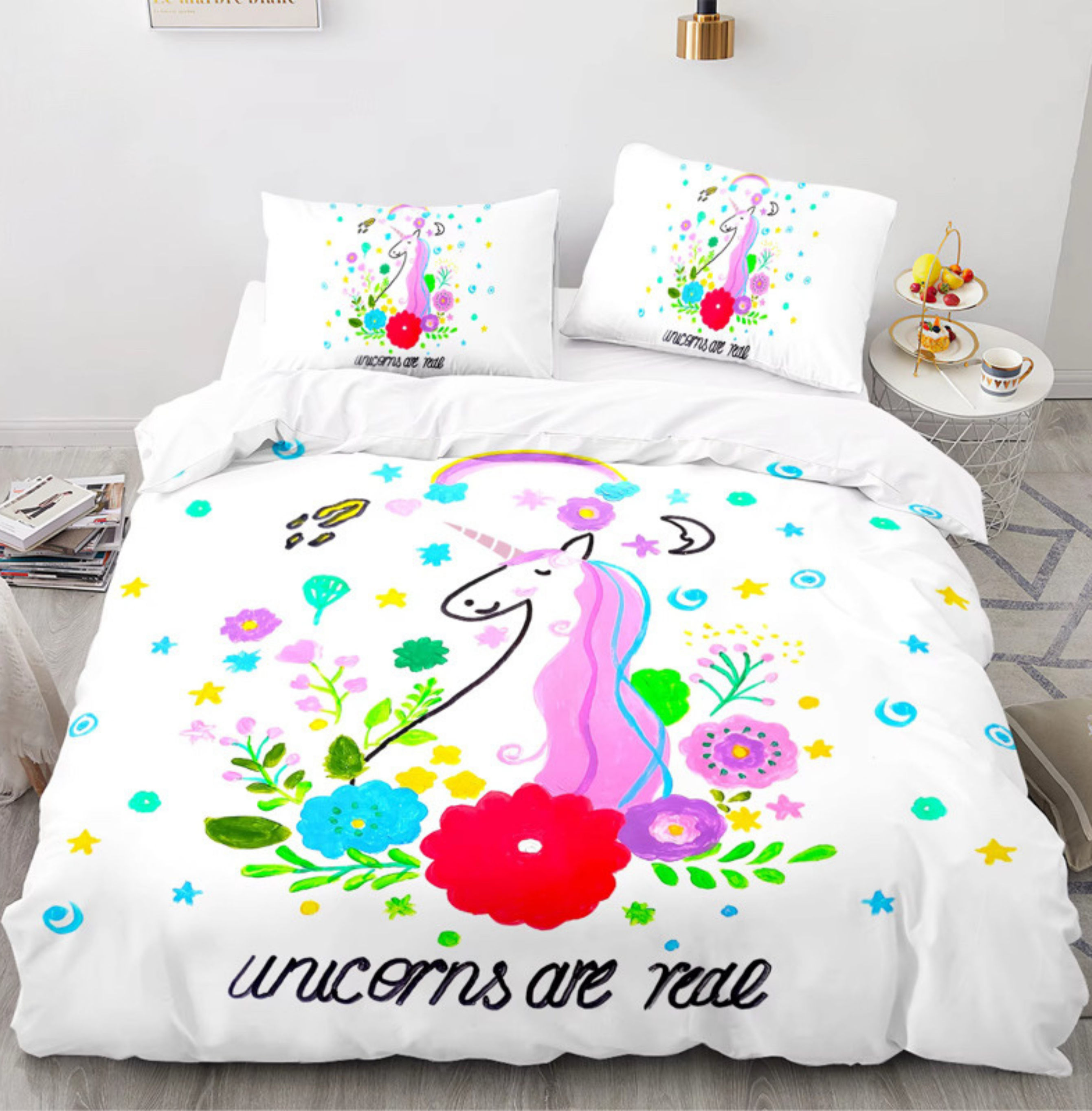 Sleeping unicorn Bedding Set