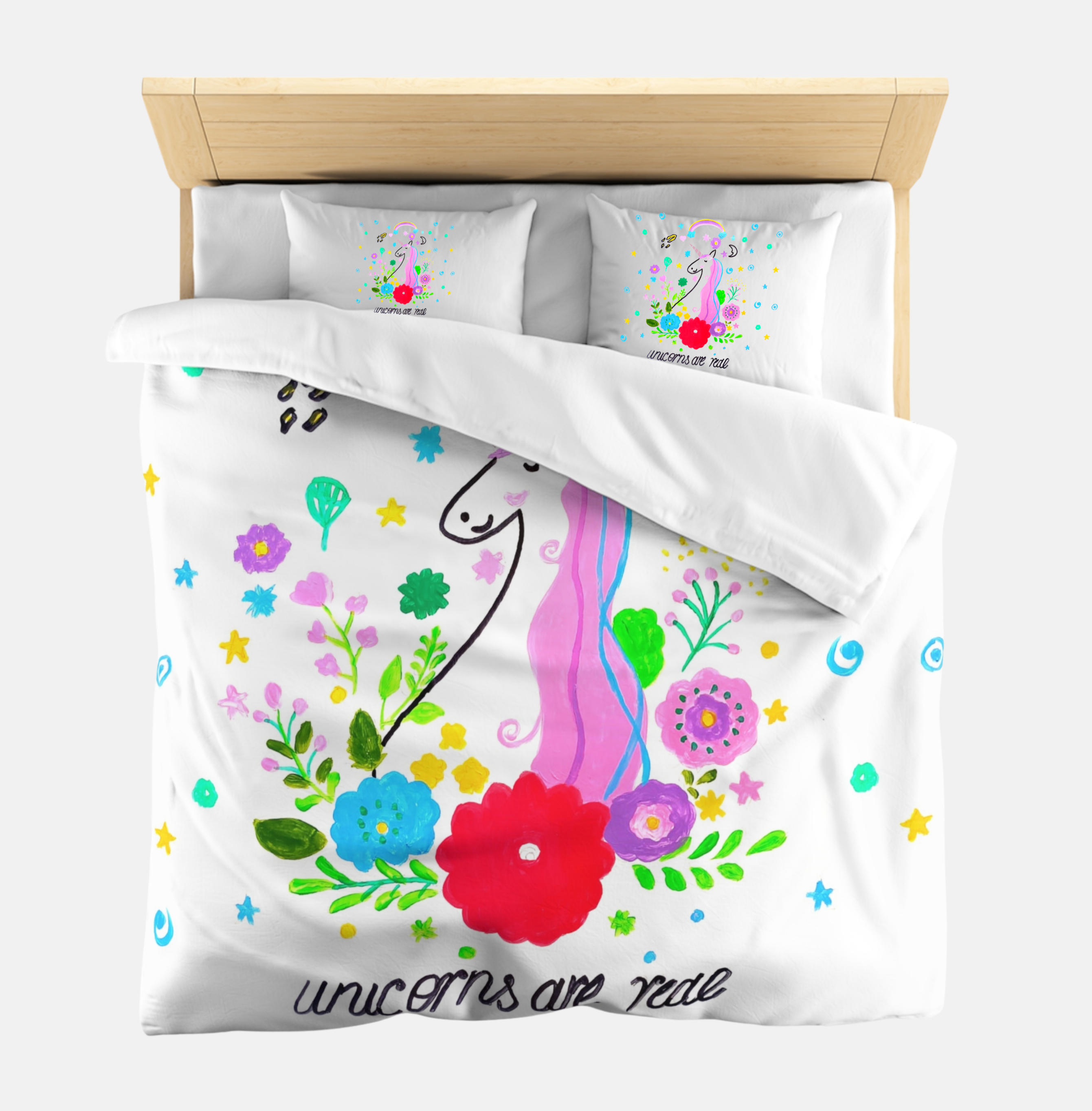 Sleeping unicorn Bedding Set