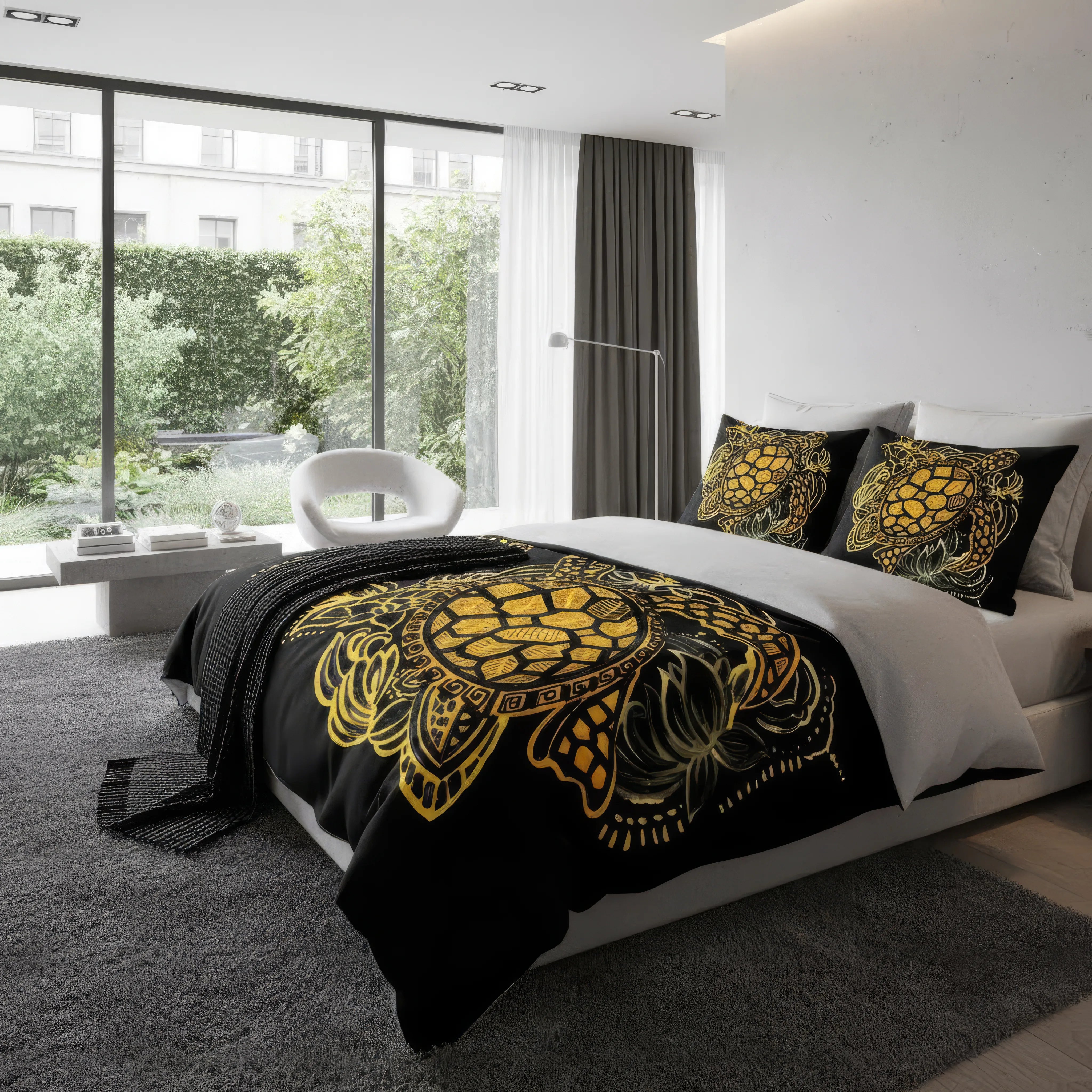 Gold Turtle Bedding Set