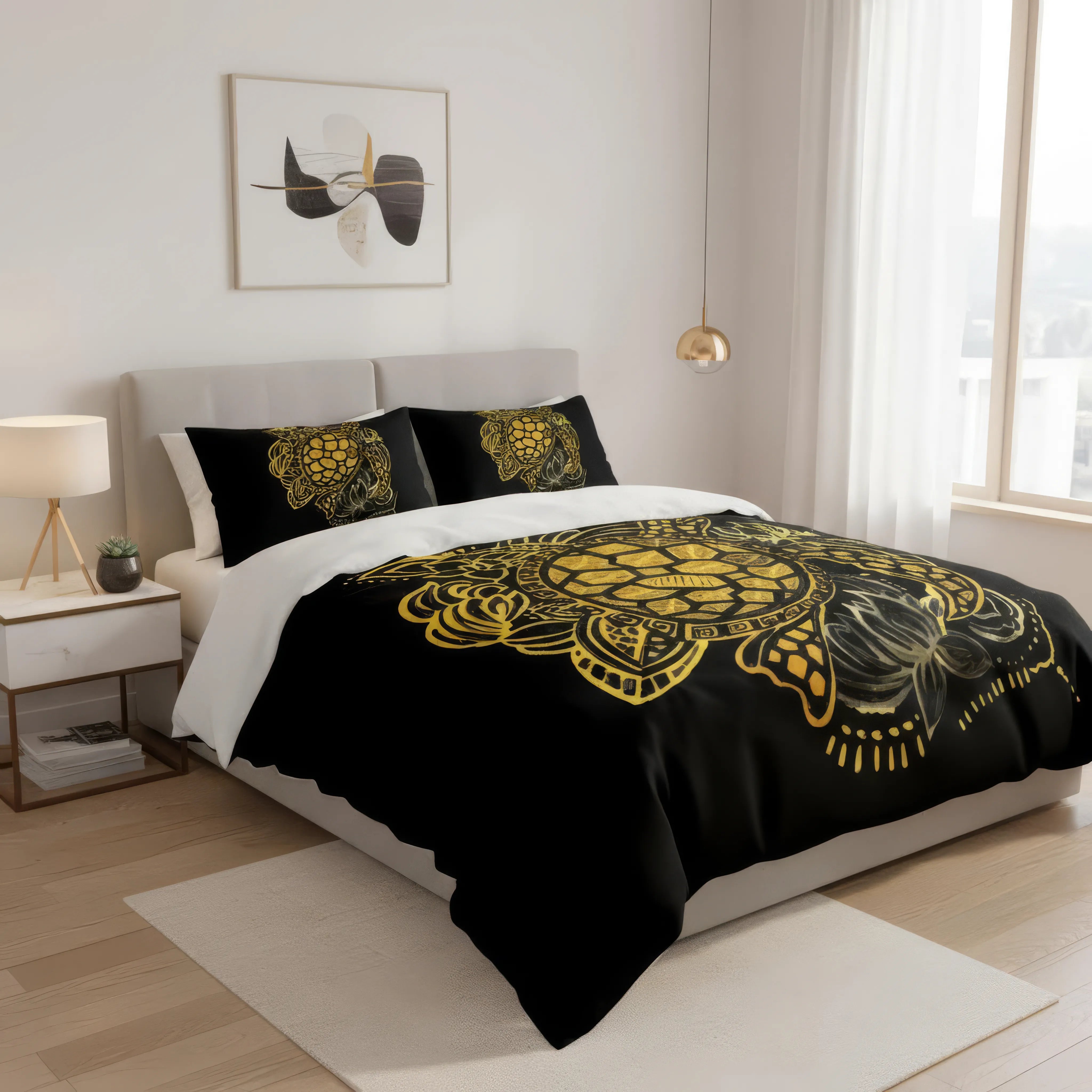 Gold Turtle Bedding Set